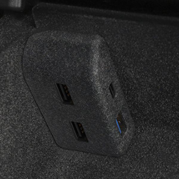 Tesla Model 3/Y Glove Box USB Y-Splitter Console Extender.