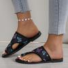 Summer Women Slippers Open Toe Soft Sandals Flip-flops Women Wedge Shoes Casual Beach Slippers 2025 New Slides Women