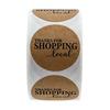 500pcs/ Roll Round Sticker Thank You for Shopping Vintage Kraft Paper Store Packaging Decorative Shopping Bag Sealing Stickers