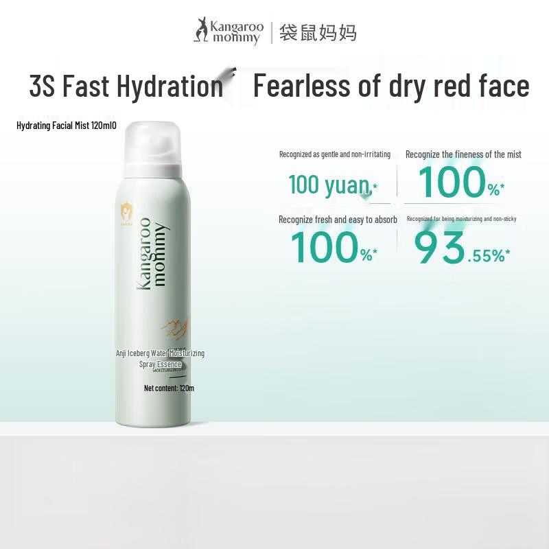 Kangaroo Mommy Teen Hydrating Glacier Water Mist, 120ml