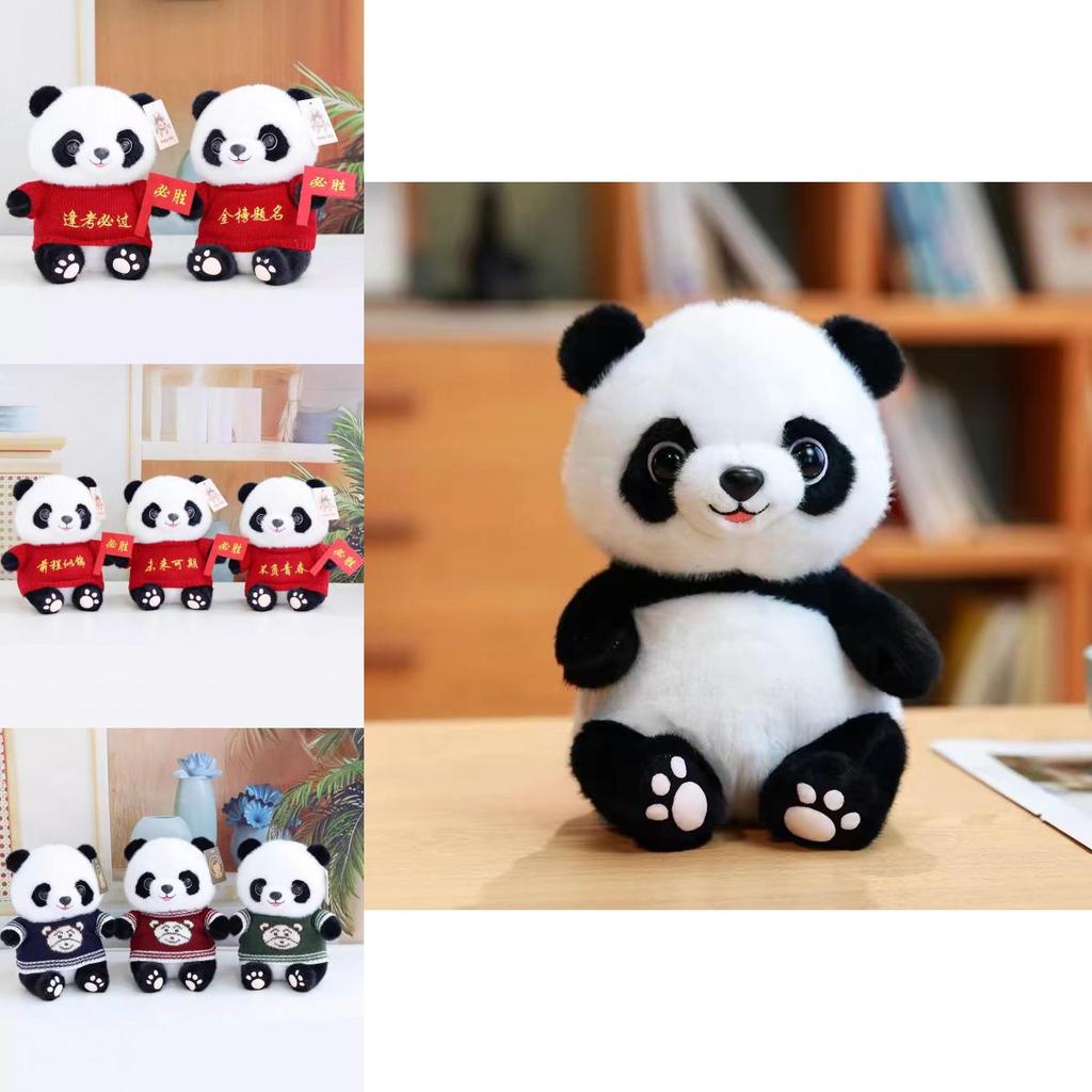 Charmantes 8-Zoll Realistisches Panda Plüschtier Perfektes Kindertagsgeschenk Souvenir