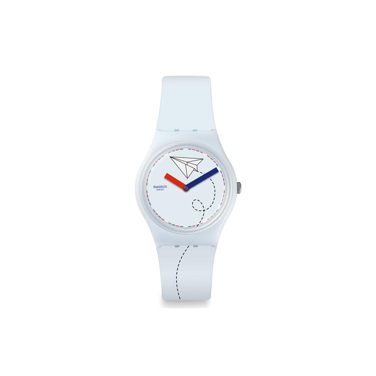 SWATCH Unisex 34mm Blue Watch GS151 GS151 White