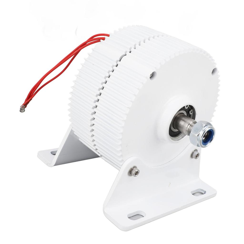 Alternator cu magnet permanent 48V 3 faze AC Generator sincron eolian 2 axe zimțat cu bază