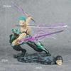 A Cartoon Character Of Gk Roronoa Zoro, Three Largest Cartoon Statues, Action Figure Collection, Toy Model.