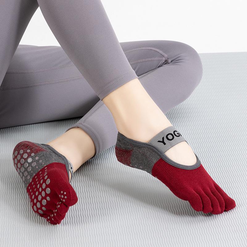 Women's Non-Slip Five-Toe Yoga Socks - Summer Pilates & Floor Socks