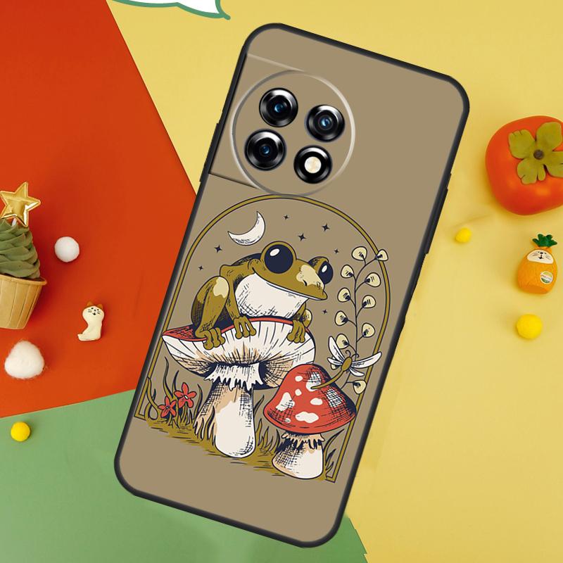 Cottagecore Frog Aesthetic Case For OnePlus Nord 5 CE 2 3 4 Lite N20 N30 OnePlus 15 13 12 11 10 10T 12R 13T 13R Cover