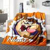 Customizable Taz3 Throw Blanket – Personalized Name, All-Season Cozy Snug Blanket, Machine Washable, Personalized Blanket