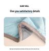 Cooling Ice Silk Summer Quilt - Lightweight, Washable, Solid Color for Single/Double Beds