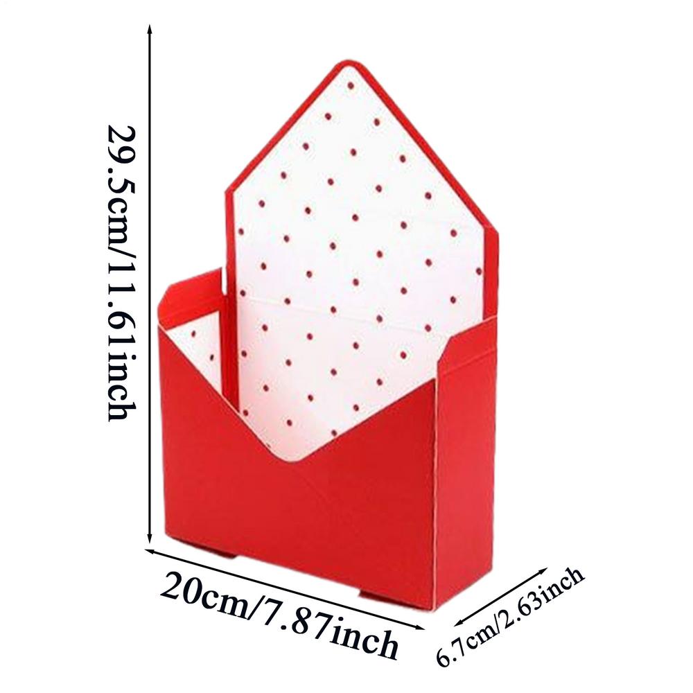 

10 Pieces Valentine s Day Envelope Box Small Wrapping Bag With Card Clip Folding Waterproof Paper Gift Box Flower Envelope Box Others