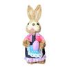 Handgefertigte Gras-Kaninchen-Dekoration Elegante Ländliche Charm-Akzent-Dekoration für Regale und Tische