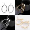 Stylish Gold Plated Geometric Earrings Trendy Street Style Must-have Jewelry