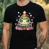 T-Shirt Herren Lustige Weihnachten Motiv Baumwolle Größe XS bis 5XL