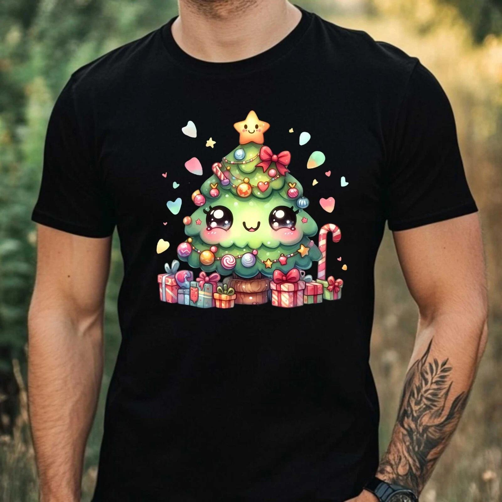 T-Shirt Herren Lustige Weihnachten Motiv Baumwolle Größe XS bis 5XL S
