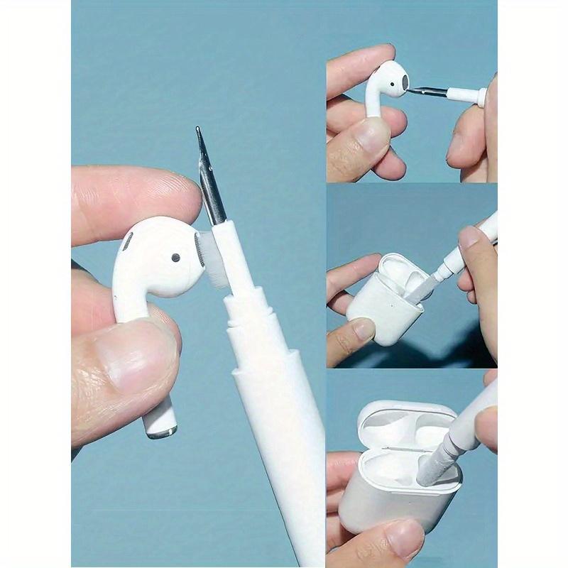 Headphone Cleaning Pen, 3-In-1 Multi-Purpose Cleaning Kit with Soft Brush for Wireless Headphones, Earphones, Charging Case Accessories