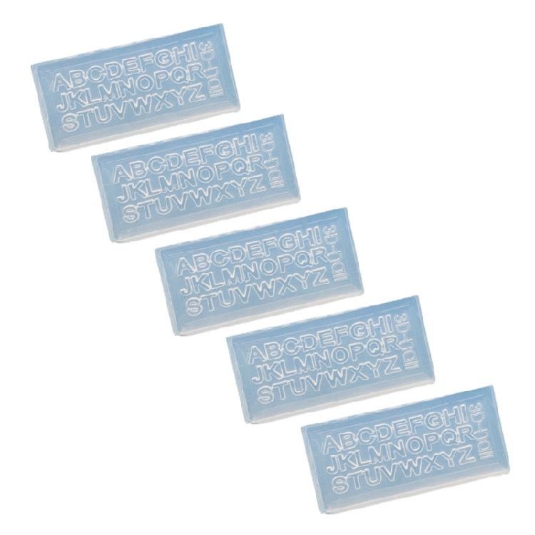 

5Pcs Reusable Silicone Mold English Letters Girl Loved Craft Molds Gift for Girl 1
