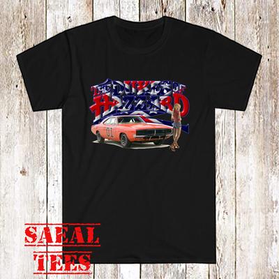 The Dukes of Hazard Mannen Zwart T-shirt Maat S-5XL Unisex T-shirt