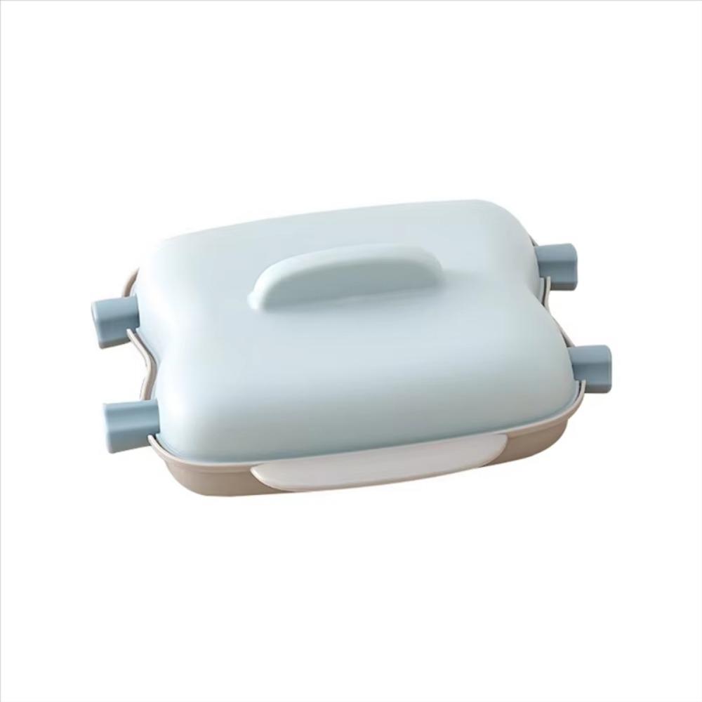 Plastic Microwave Corn Steamer 2 Hole Microwave Oven Steaming Corn Box Steamed Corns Box Kitchen синий