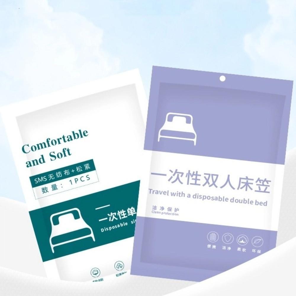 Vliesstoff Einweg Spannbettlaken mit Gummibändern Einweglaken Bettbezug Reise