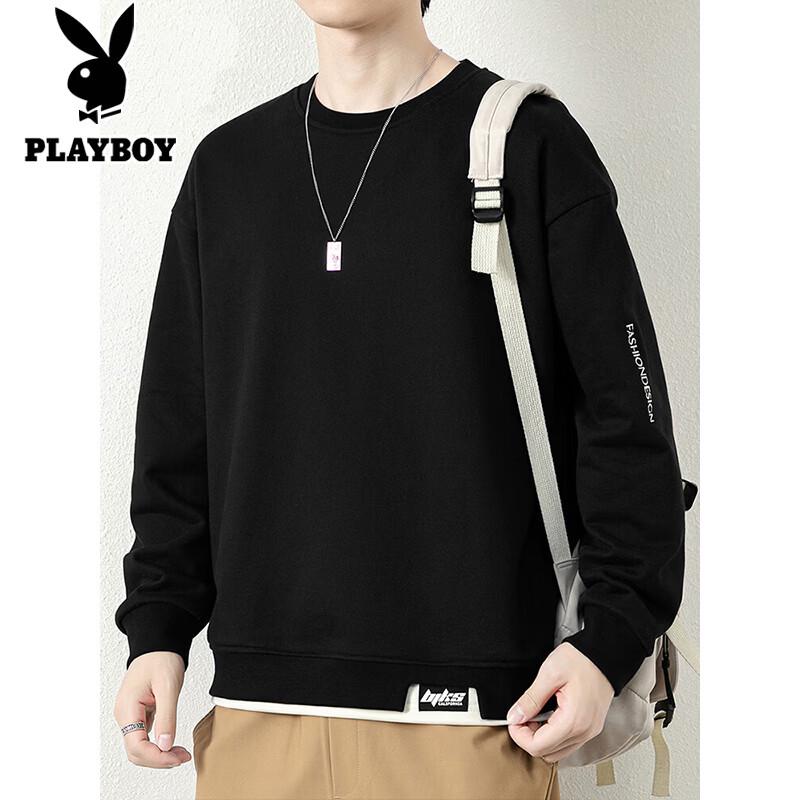PLAYBOY Men's Casual Crew Neck Sweatshirt