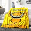 Customiz Name Personality Garfield Blanket Soft &Warm Sofa Office Bed Travel Lunch Break Blanket, Gift Suitable All Seasons