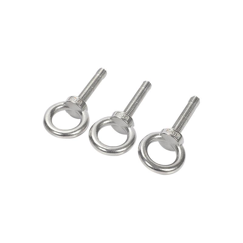 Stainless Steel Marine Eye Bolt, Round Lifting Eye, M3-M8