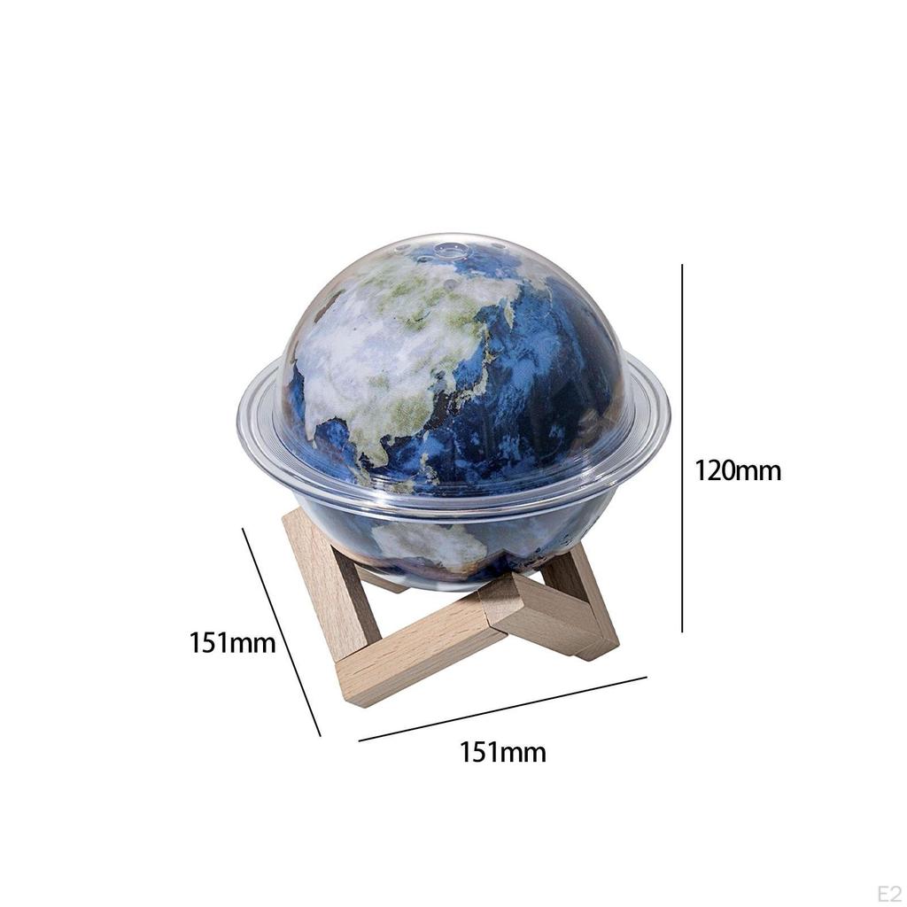 Air Humidifier Purifier Cool Mists Humidifiers 2 Mist Mode Home Fragrance Planet Lamp