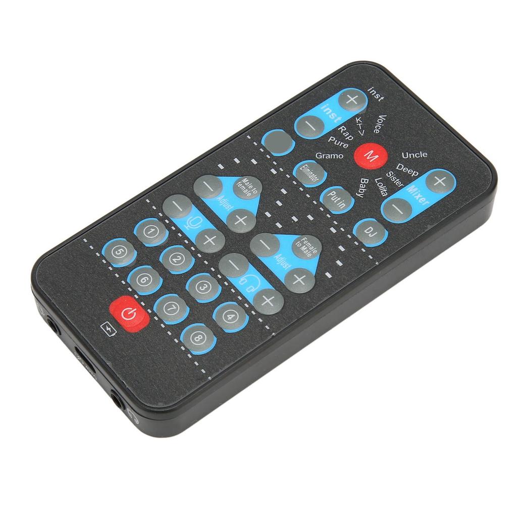 Mini Voice Changer Support Multi Languages Sound Card Voice Changer with 8 Sound Effects for Mobile 