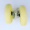 8" Heavy-Duty Non-Standard White Nylon Caster Wheel