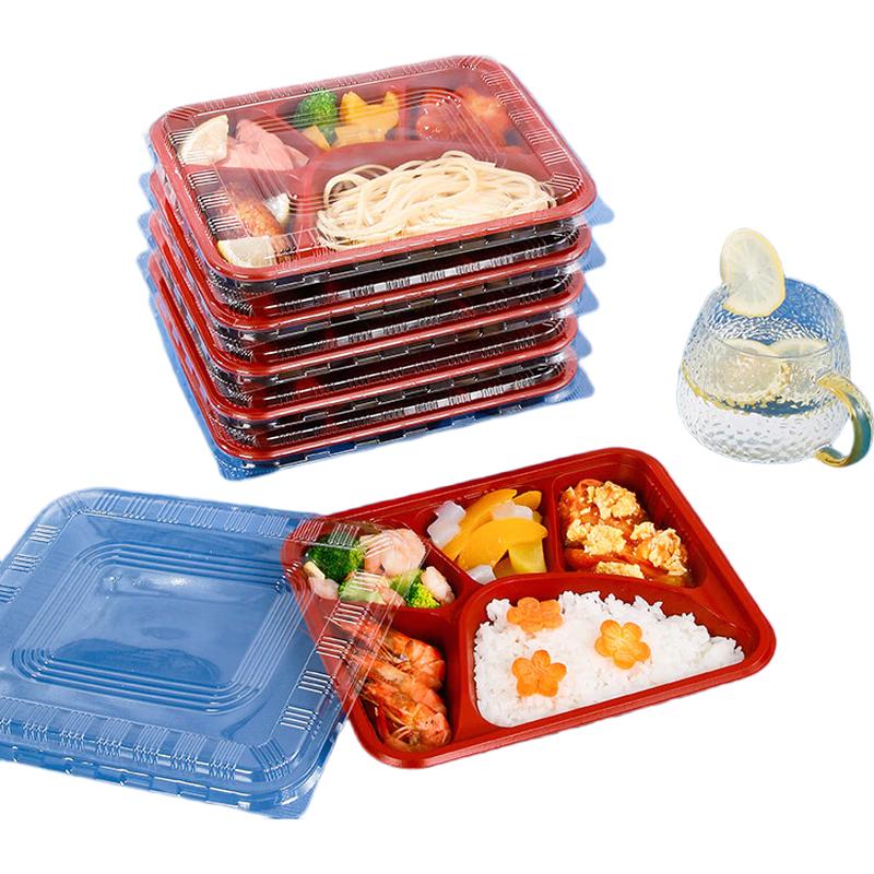 YouAo Disposable 5-Compartment Lunch Boxes
