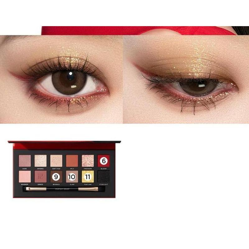 PERFECT DIARY - Golden Tiger & Ink Cat 12 Color Eyeshadow Palette