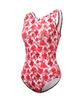 Akuatika Women'S Mid-Cut Indoor Swimsuit Aqa1661 Standard Goggles Pouch Nose Clip 7-Piece Set
