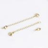 18K Gold-Plated Dolphin Shell Tail Extension Chain for DIY Bracelets/Necklaces with Lobster Clasp – High Color Retention, Fashionable Light Luxury