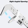 10/12/15 Inch Adjustable F-Type Wrench Spanner Motor Wide Jaw Large Opening Spanner Wrench Movable Spanners Repair Tools Wrench