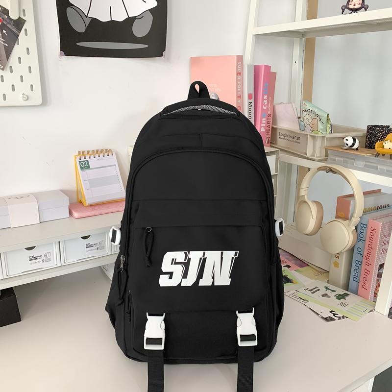 Kontrastfarbiger Schulranzen Studentenrucksack Leichtgewichtiger Wasserdichter Rucksack