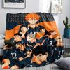 1 ks Haikyu!! Flanelová deka s anime potiskem, Vysoce kvalitní, Pohodlná pro všechna roční období, Domácí dekorace, Teplo a pohodlí, Perfektní pro vánoční dárky 53