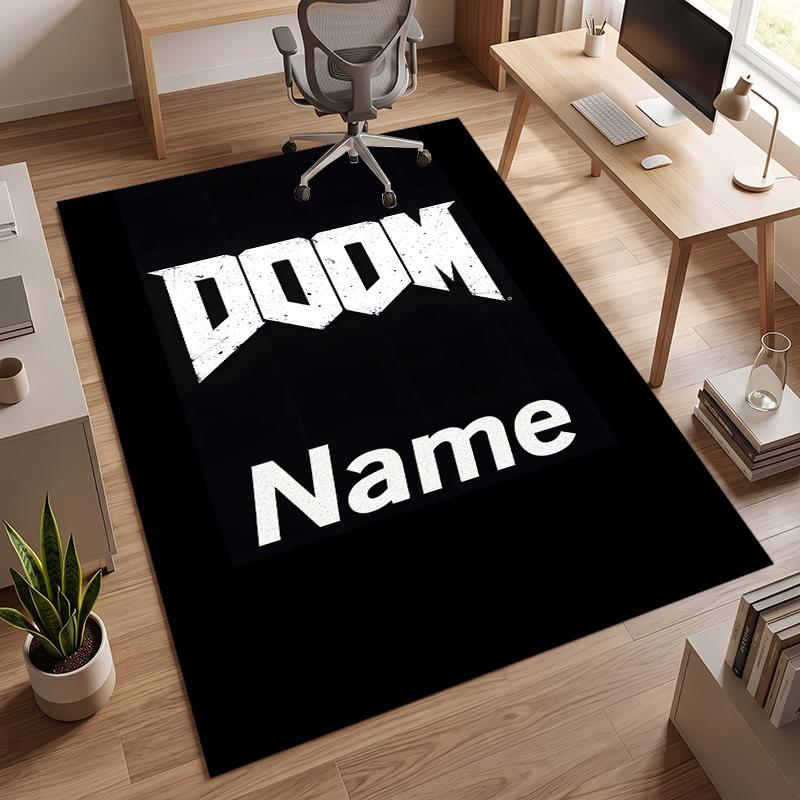 LOS (1) Personalizowany dywanik biurowy z imieniem Stylowa dekoracja do salonu, sypialni, kuchni