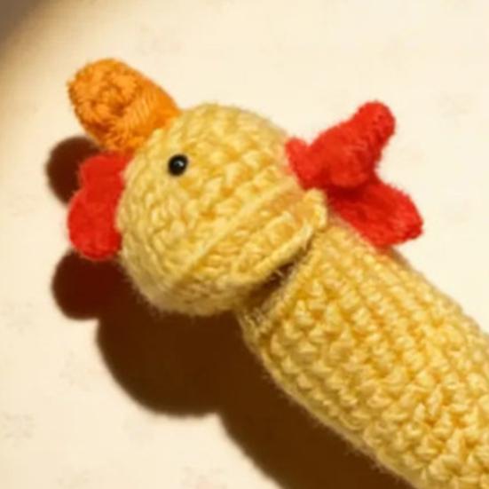 Yousheng Handmade Crochet Peter Heater Gag Gift for Men Funny Novelty Chicken/Raccoon Design Warmer Humorous Prank Gifts for Adults Husbands