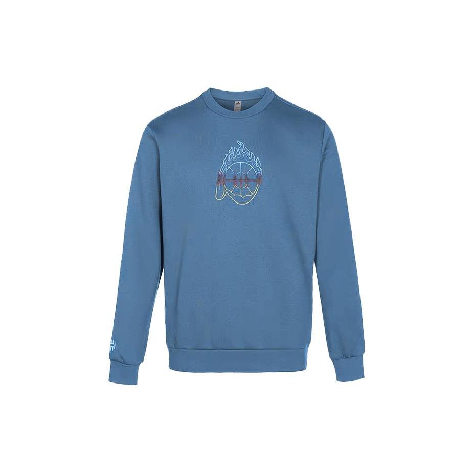 Adidas Sweatshirts Men s Sky Blue Crew Neck Moderate Other IA6673 L