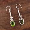 Peridot Earrings Gemstone Jewelry, 925 Solid Sterling Silver Earrings, Handmade Jewelry Bohemian Earrings, Gift For Her