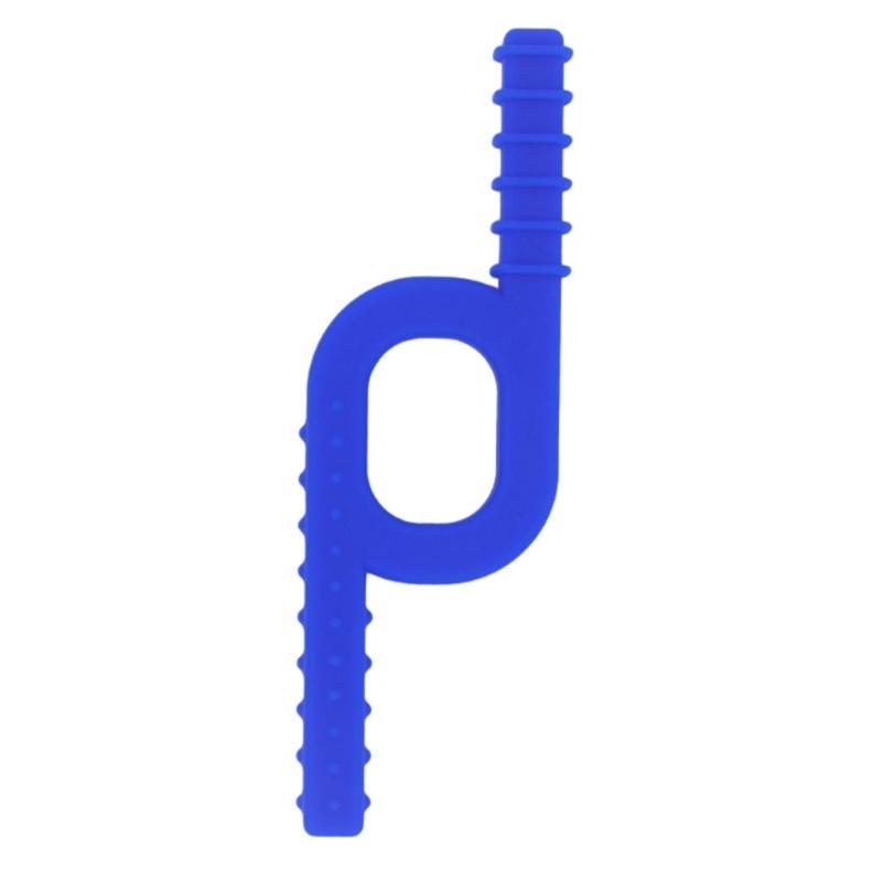 

Mouth Motor Chewy Tool for Kids with Teething ADHD Autisms Bitings Needs Teether Silicone chewlery for Boys & Girls Gift синий