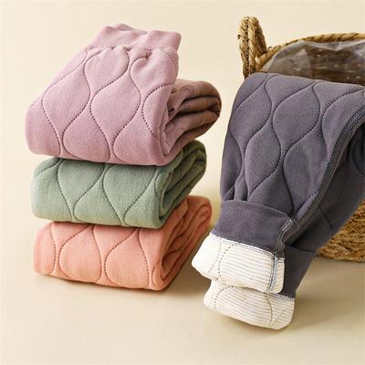 Warme Hosen für Kinder Herbst und Winter Neue Schuluniform Artefakt Jungen Baumwolle gepolsterte dicke Baumwollhose Mädchen Leggings Schüler