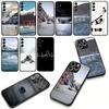 Cover for Samsung Galaxy A36 A17 A26 A07 A35 A54 A53 A13 A33 A34 S8 S9 S20 S21 FE S10 Plus Phone Case Ice Hockey