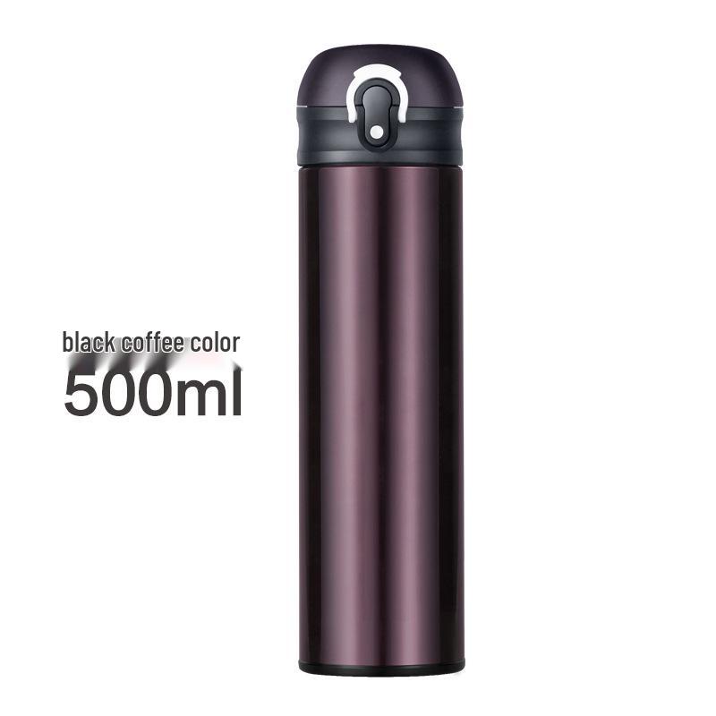 304 Stainless Steel Thermal Cup with Flip Lid & Filter - Portable Slow Cooker & Business Gift
