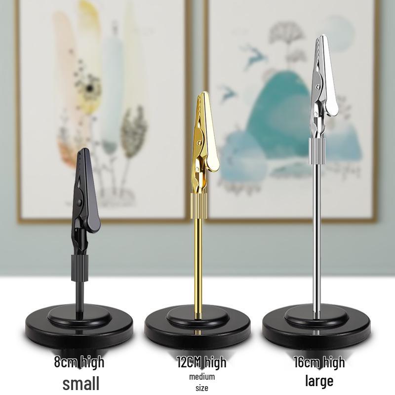 

Restaurant Table Number Card Holder for Buffets and Events 8CM золотой