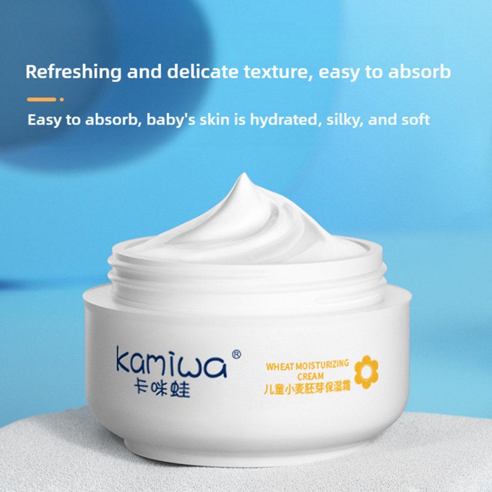 50G Baby Wheat Germ Moisturizing Cream Soft Skin Refreshing Nourishing Face Original Care Cream C9F8