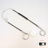 Kit de Reparo de Regulador de Vidro BWR5615 Dianteiro Esquerdo para Mitsubishi Carisma DA 1995-2006 4/5 Portas MR912459