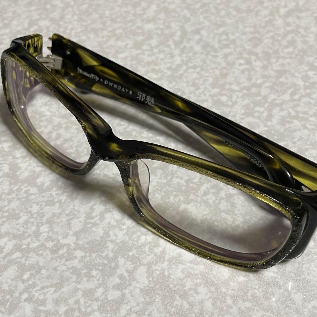 Used monkeyFlip OWNDAYS evil glasses sunglasses