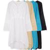 Vestito da spiaggia estivo sexy in maglia da donna, con protezione solare, traforato, per la spiaggia