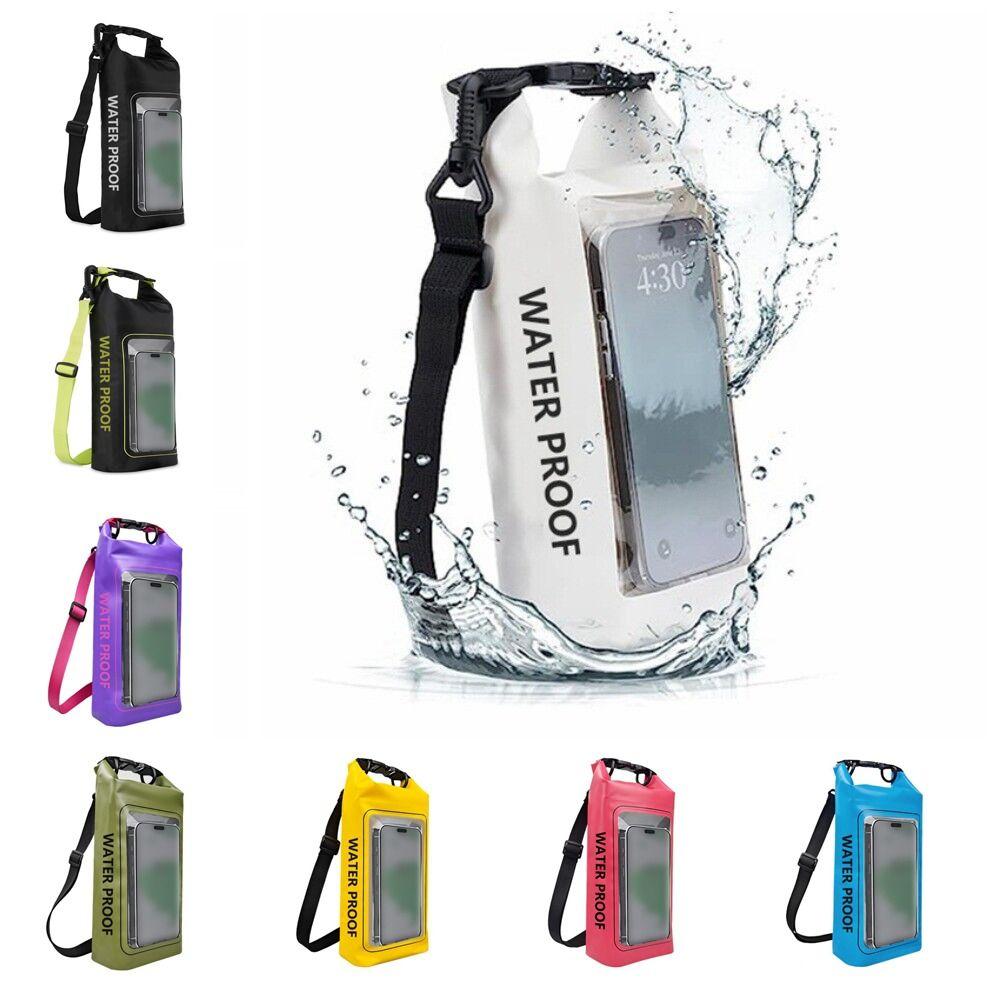 2L PVC Clip Messenger Bag Outdoor Cell Phone Bag New Swimming Waterproof Bag