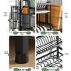 Yunshuang 3-Tier Carbon Steel Kitchen Dish Drying Rack
